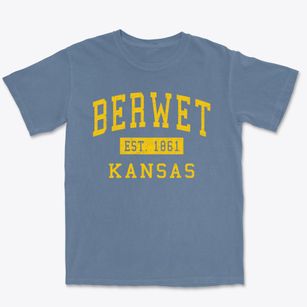 Berwet Kansas Classic Established Premium Heavyweight T-shirt