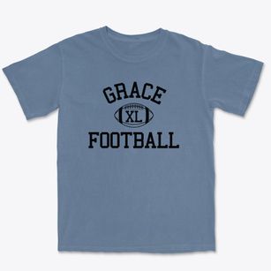 Grace Christian School Classic Football Premium Heavyweight T-shirt