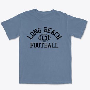 Long Beach Montessori School Classic Football Premium Heavyweight T-shirt