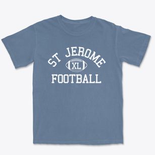 St Jerome Parish Classic Football Premium Heavyweight T-shirt
