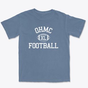 Ohmc Classic Football Premium Heavyweight T-shirt