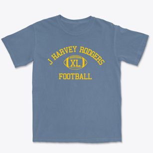 J Harvey Rodgers Primary School Classic Football Premium Heavyweight T-shirt