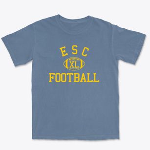 E S C School At Kingston Classic Football Premium Heavyweight T-shirt