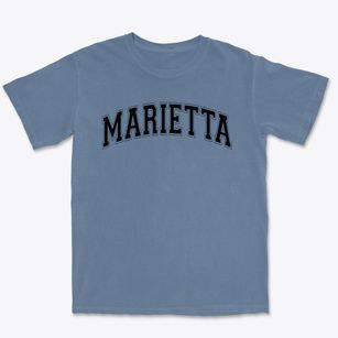 Marietta Alternative School Varsity Arch Premium Heavyweight T-shirt