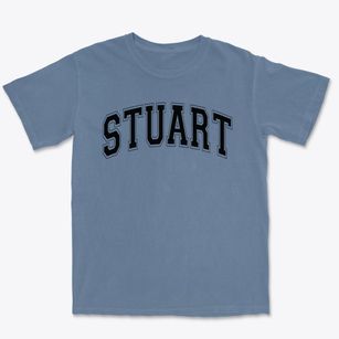 Stuart Hall School For Boys Varsity Arch Premium Heavyweight T-shirt