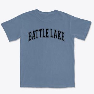 Battle Lake School Varsity Arch Premium Heavyweight T-shirt