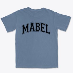 Mabel Elementary School Varsity Arch Premium Heavyweight T-shirt