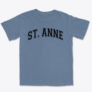Saint Anne Elementary School Varsity Arch Premium Heavyweight T-shirt
