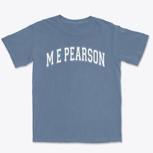 M E Pearson Primary School Varsity Arch Premium Heavyweight T-shirt