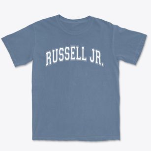 Russell Jr. High School Varsity Arch Premium Heavyweight T-shirt