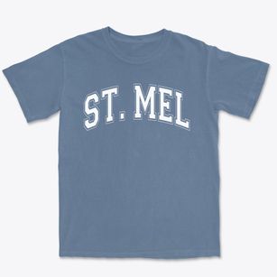 Saint Mel Independent Day School Varsity Arch Premium Heavyweight T-shirt