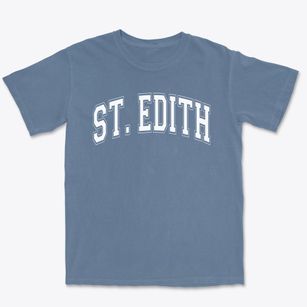 St Edith Parish Varsity Arch Premium Heavyweight T-shirt