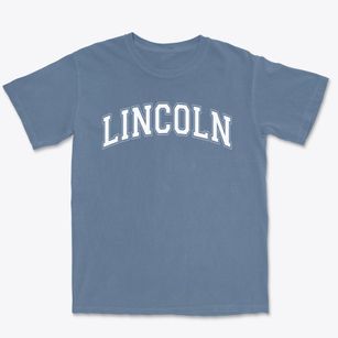 Lincoln Elementary School Varsity Arch Premium Heavyweight T-shirt