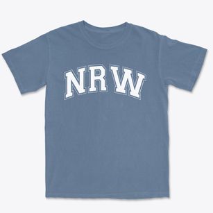 North Rose Wolcott Middle School Varsity Arch Premium Heavyweight T-shirt