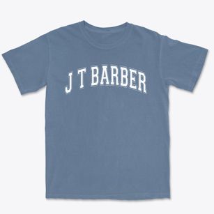 J T Barber Elementary School Varsity Arch Premium Heavyweight T-shirt
