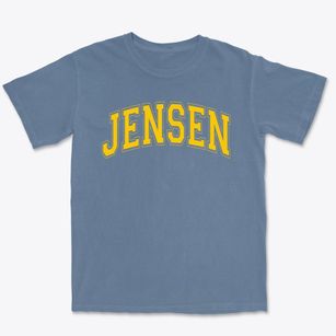 Jensen Middle School Varsity Arch Premium Heavyweight T-shirt