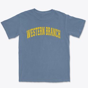 Western Branch Middle School Varsity Arch Premium Heavyweight T-shirt