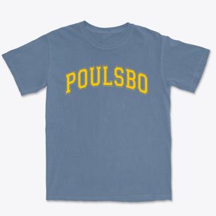 Poulsbo Middle School Varsity Arch Premium Heavyweight T-shirt