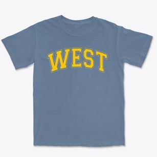 West School Varsity Arch Premium Heavyweight T-shirt