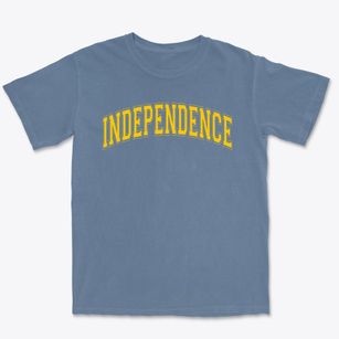 Independence School Varsity Arch Premium Heavyweight T-shirt