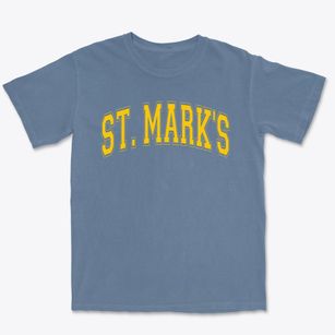 St. Mark's Episcopal School Varsity Arch Premium Heavyweight T-shirt