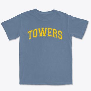 Towers High School Varsity Arch Premium Heavyweight T-shirt