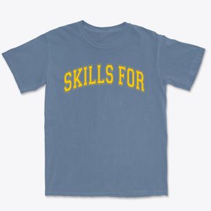 Skills For Tommorrow Charter Hill Varsity Arch Premium Heavyweight T-shirt