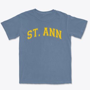 Saint Ann School Varsity Arch Premium Heavyweight T-shirt