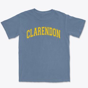 Clarendon Elementary School Varsity Arch Premium Heavyweight T-shirt