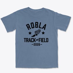 Robla Elementary School Track and Field Premium Heavyweight T-shirt