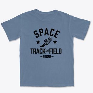 Space Center Intermediate School Track and Field Premium Heavyweight T-shirt