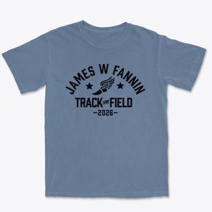 James W Fannin Middle School Track and Field Premium Heavyweight T-shirt