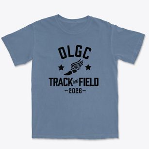 Our Lady Of Good Counsel School Track and Field Premium Heavyweight T-shirt