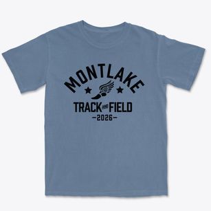 Montlake Elementary School Track and Field Premium Heavyweight T-shirt