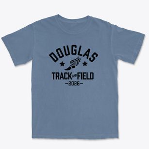 Douglas Elementary School Track and Field Premium Heavyweight T-shirt