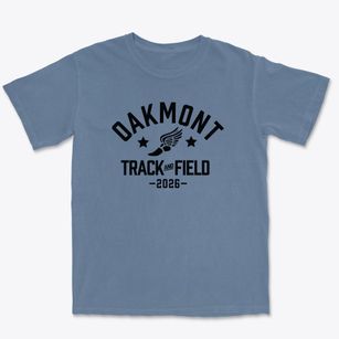 Oakmont High School Track and Field Premium Heavyweight T-shirt