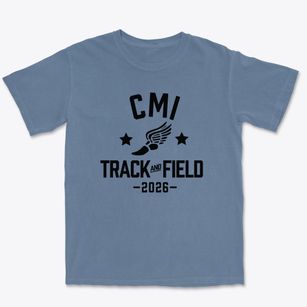 California Military Institute Track and Field Premium Heavyweight T-shirt