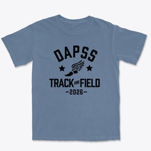 Delaware Academy Of Public Safety & Security Track and Field Premium Heavyweight T-shirt