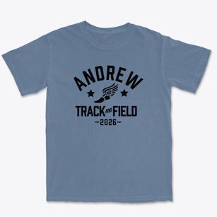 Andrew Community School Track and Field Premium Heavyweight T-shirt
