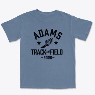 Adams Elementary School Track and Field Premium Heavyweight T-shirt