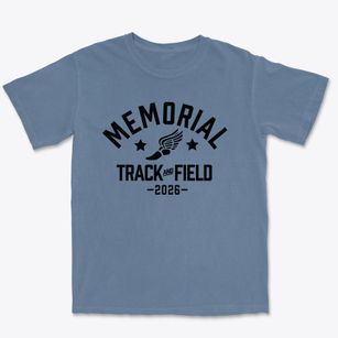 Memorial Middle School Track and Field Premium Heavyweight T-shirt