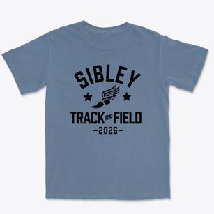 Sibley Elementary School Track and Field Premium Heavyweight T-shirt