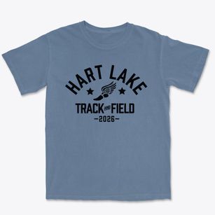 Hart Lake District 134 School Track and Field Premium Heavyweight T-shirt