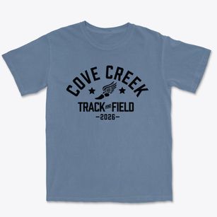 Cove Creek School Track and Field Premium Heavyweight T-shirt