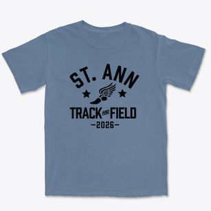 Saint Ann School Track and Field Premium Heavyweight T-shirt