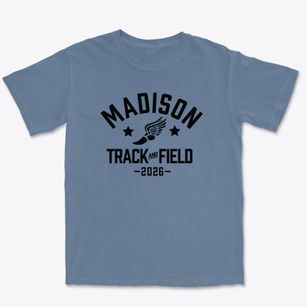 Madison Middle School Track and Field Premium Heavyweight T-shirt