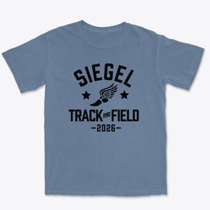 Siegel Middle School Track and Field Premium Heavyweight T-shirt