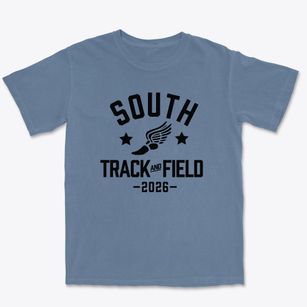 South High School Track and Field Premium Heavyweight T-shirt