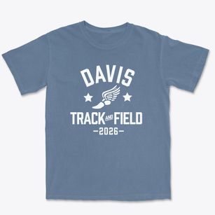 Davis Development School Track and Field Premium Heavyweight T-shirt