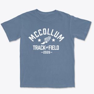 Mccollum Elementary School Track and Field Premium Heavyweight T-shirt